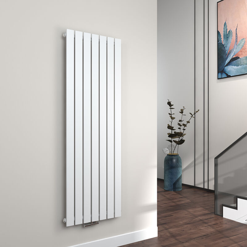 foto del prodotto emke radiatori ad acqua calda termosifoni ad acqua calda in acciaio radiatore piatto monostrato 160x54 cm bianco