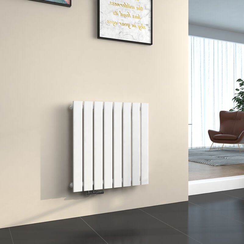foto del prodotto emke radiatori ad acqua calda termosifoni ad acqua calda in acciaio radiatore piatto monostrato 63x62 cm bianco