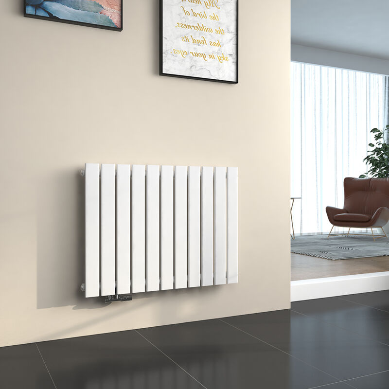 foto del prodotto emke radiatori ad acqua calda termosifoni ad acqua calda in acciaio radiatore piatto monostrato 63x85 cm bianco