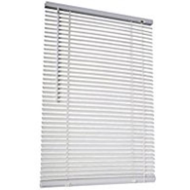 foto del prodotto emmebi tenda veneziana in pvc grigio lamelle da 25 mm 120x160 cm