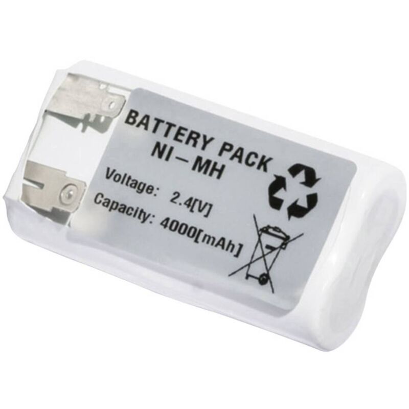 foto del prodotto emmerich batteria per luci di emergenza 2443fa4000r linguette a saldare a u 2.4 v 4000 mah