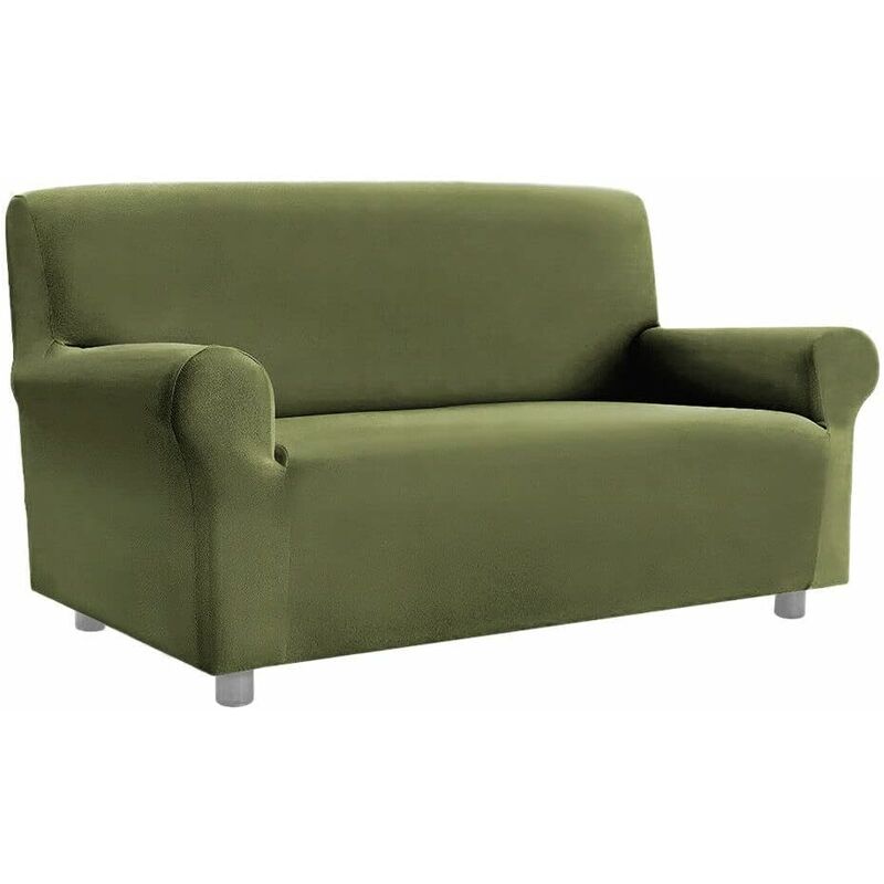 foto del prodotto emmevi mv s.p.a. copridivano elasticizzato universale con braccioli 100 made in italy salva divano poltrona verde 3 posti