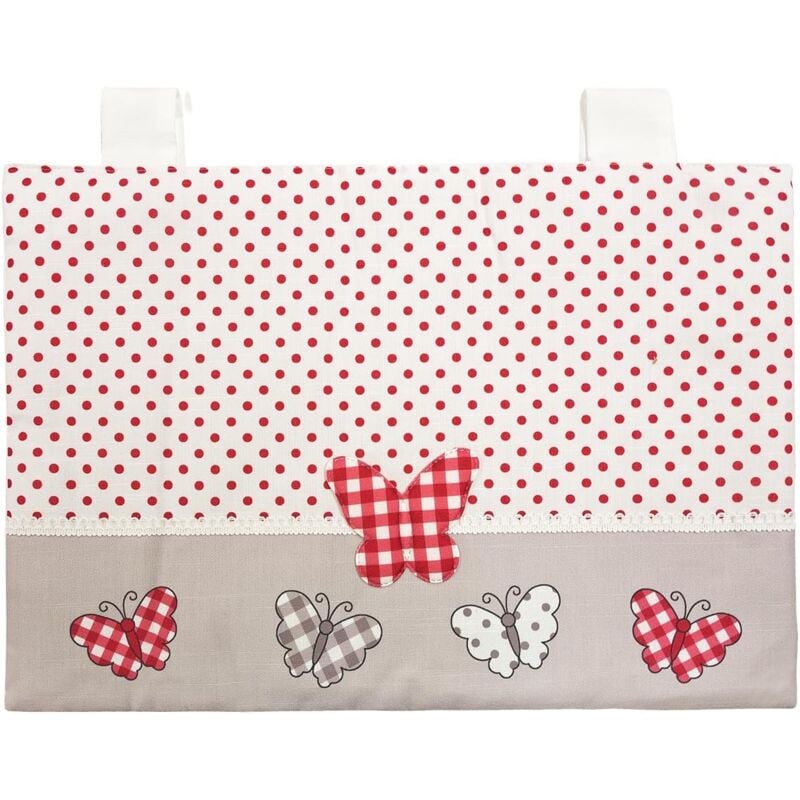 foto del prodotto emmevi mv s.p.a. copriforno morbido shabby chic cuori passanti tessuto chiusura velcro copri forno cucina d