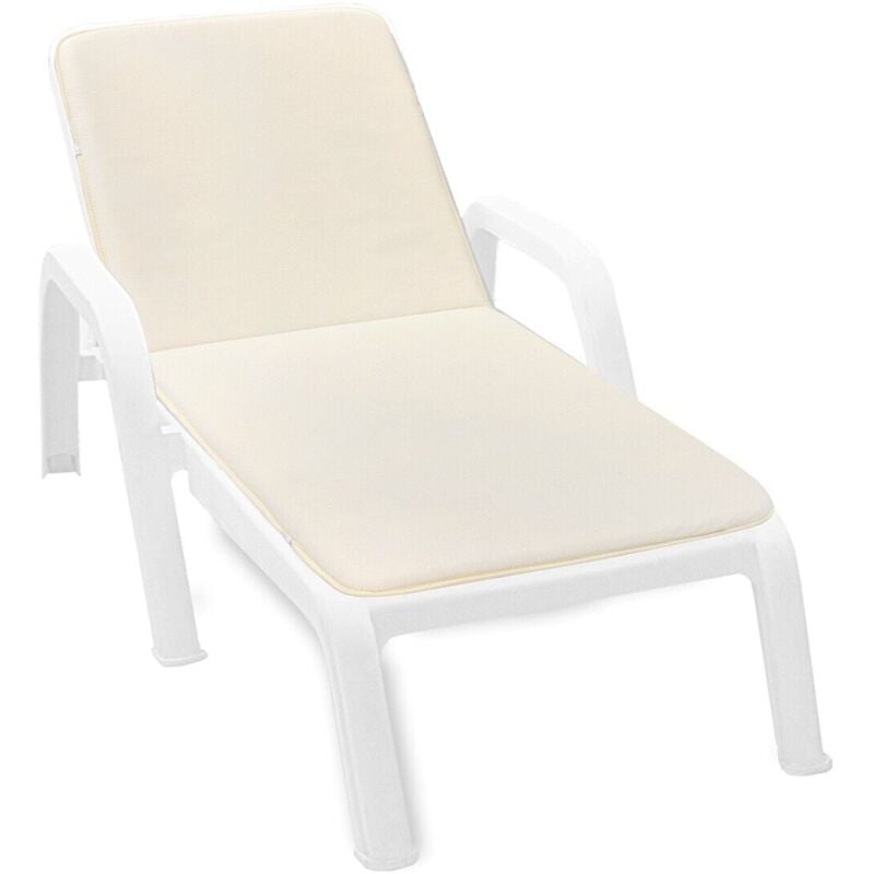 foto del prodotto emmevi mv s.p.a. cuscino giardino sedia copripoltrona coprisedia lettino pieghevole morbido cru 100 made in italy
