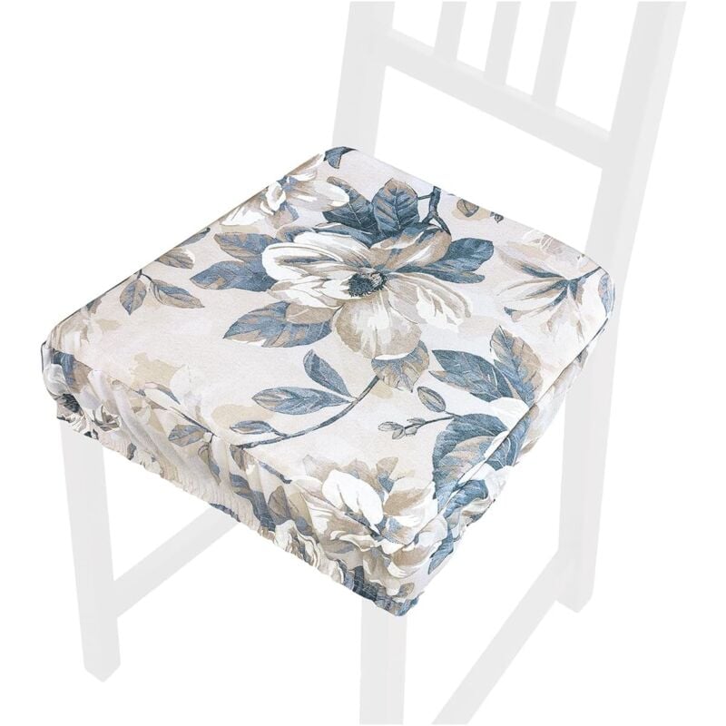 foto del prodotto emmevi mv s.p.a. cuscino sedia cotone sfoderabile morbido lavabile coprisedia fascia elastica casa shabby chic