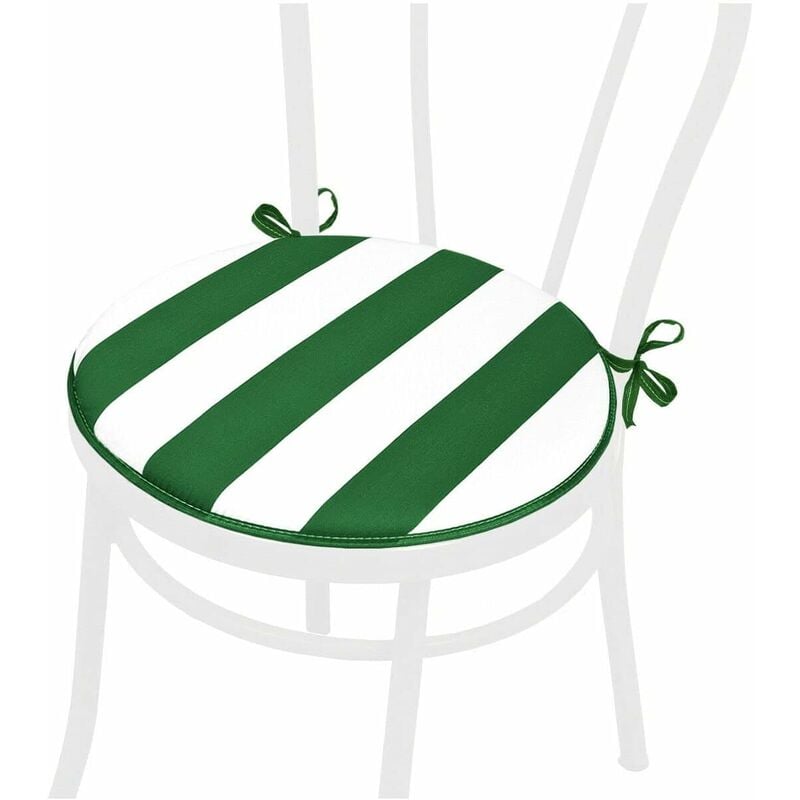 foto del prodotto emmevi mv s.p.a. cuscino sedia rotondo morbido coprisedia giardino cucina universale lavabile 100 made in italy verde