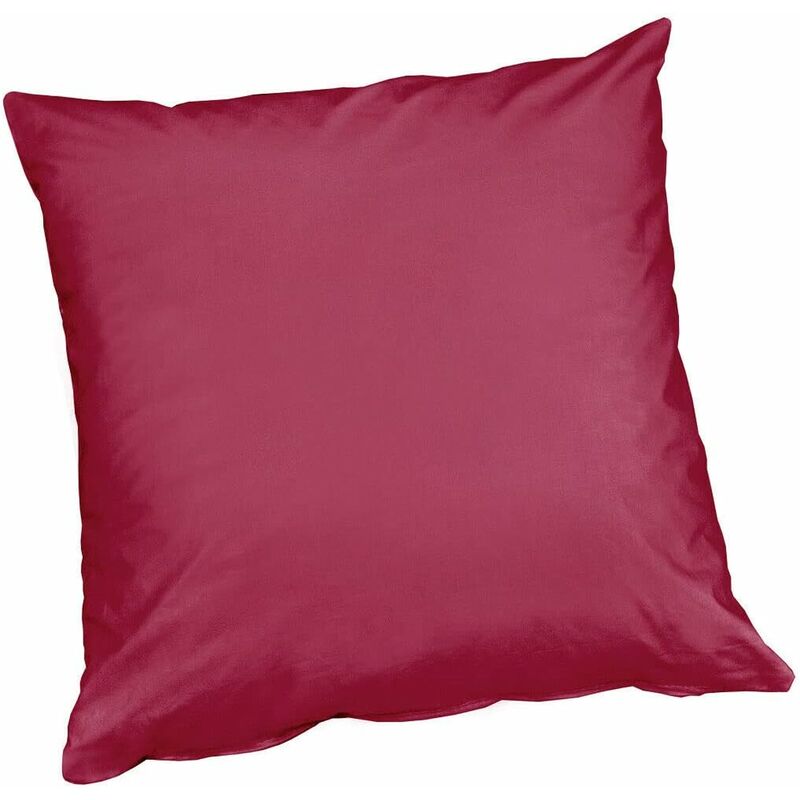 foto del prodotto emmevi mv s.p.a. fodera cuscino cotone lucido 40x40 cm cerniera copricuscino 100 made in italy porpora