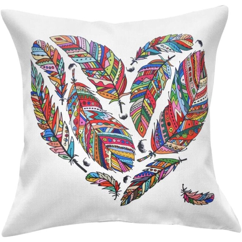 foto del prodotto emmevi mv s.p.a. fodera cuscino divano letto 55x55 cm cerniera federa piume copricuscino piuma b 