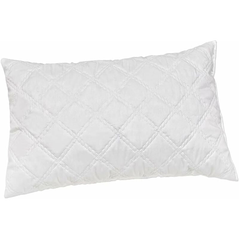 foto del prodotto emmevi mv s.p.a. guanciale cuscino letto rombi federa cotone morbido anallergico lavabile 100 made in italy