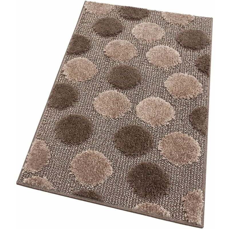 foto del prodotto emmevi mv s.p.a. tappeto bagno camera antiscivolo shaggy moderno scendi doccia assorbente 100 made in italy marrone 65x40 cm