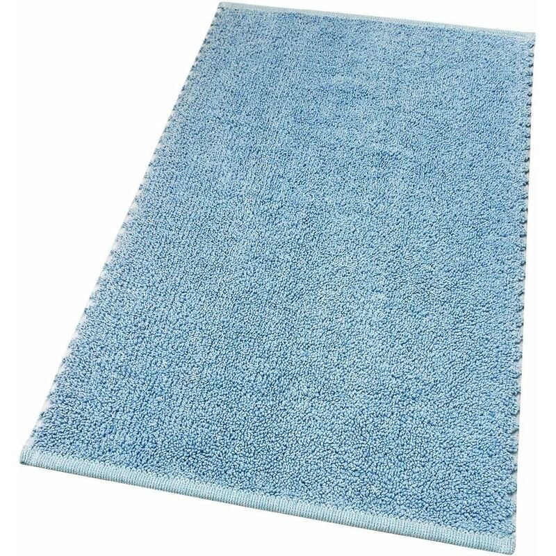 foto del prodotto emmevi mv s.p.a. tappeto bagno camera scendiletto puro cotone morbido lavabile 100 made in italy azzurro 50x80 cm