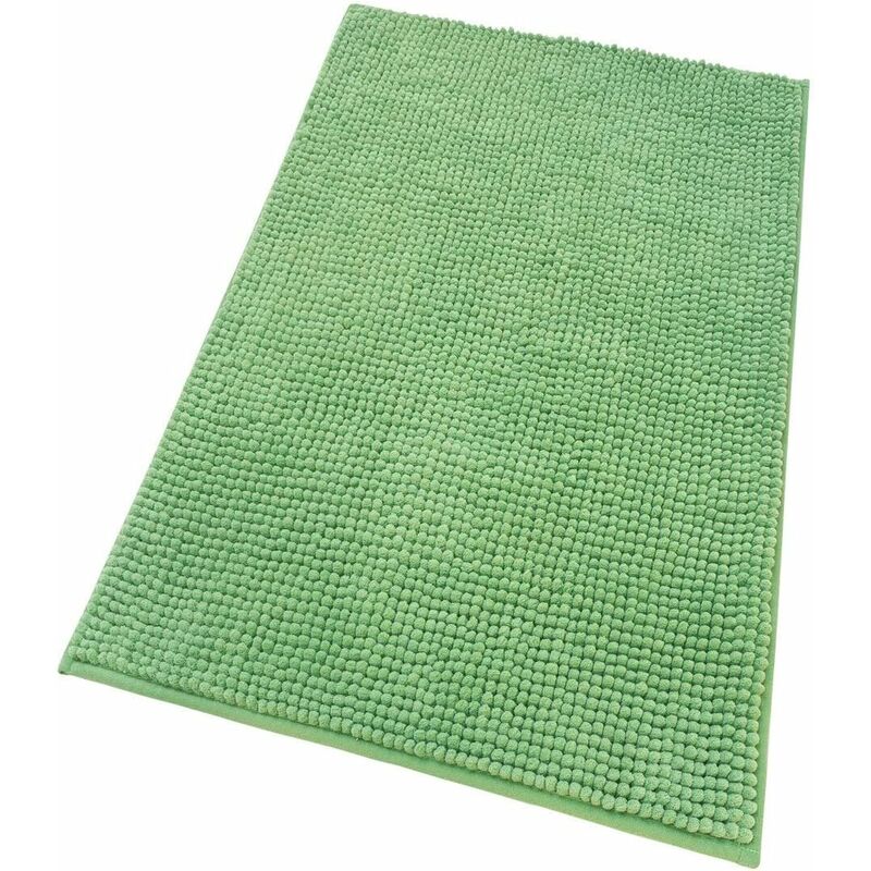 foto del prodotto emmevi mv s.p.a. tappeto bagno confortevole scendiletto morbido antiscivolo camera letto pelo lungo verde 50x80 cm