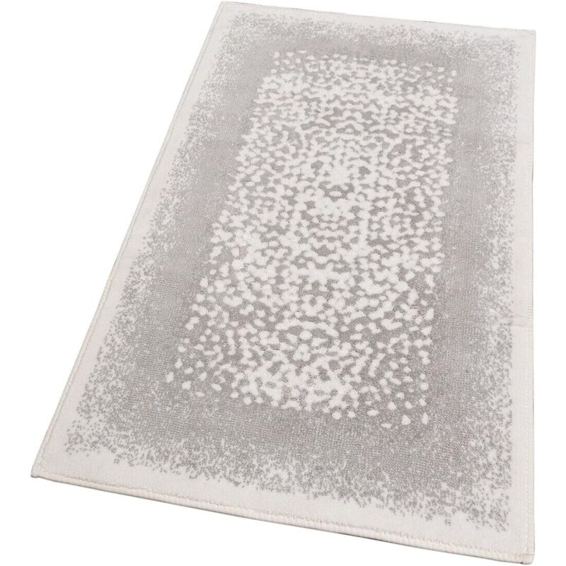 foto del prodotto emmevi mv s.p.a. tappeto bagno vintage camera scendiletto morbido cotone assorbente antiscivolo grigio 60x100 cm