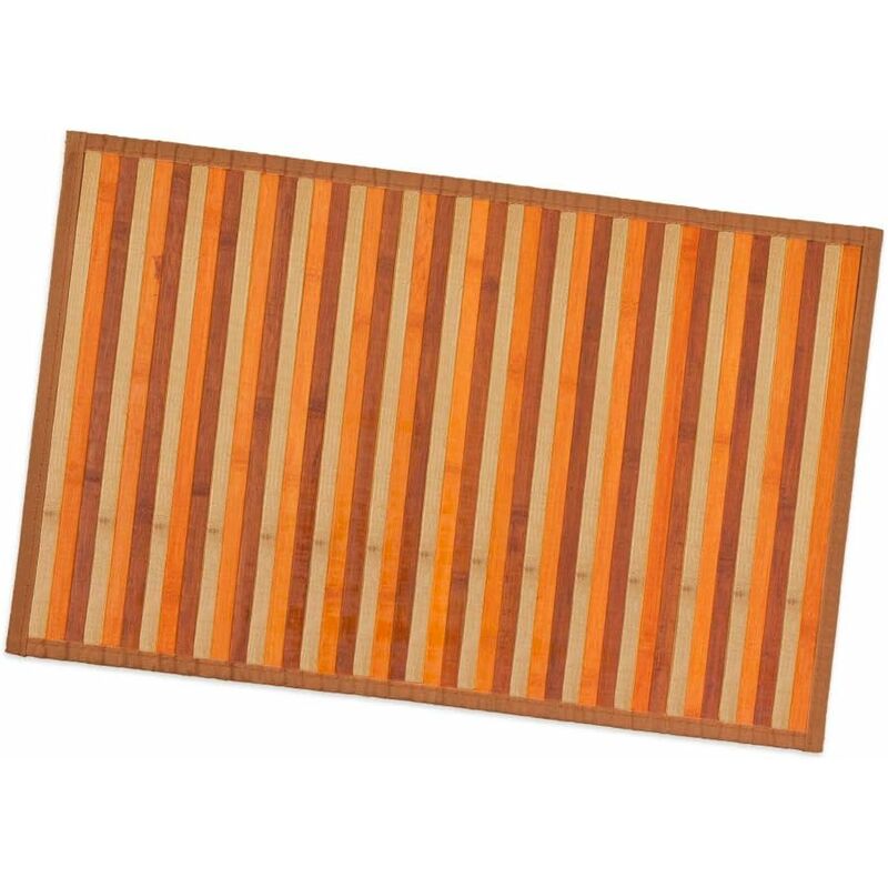 foto del prodotto emmevi mv s.p.a. tappeto bamboo legno stuoia cucina bagno camera degrad tovaglietta colazione retro antiscivolo beige 30x43 cm