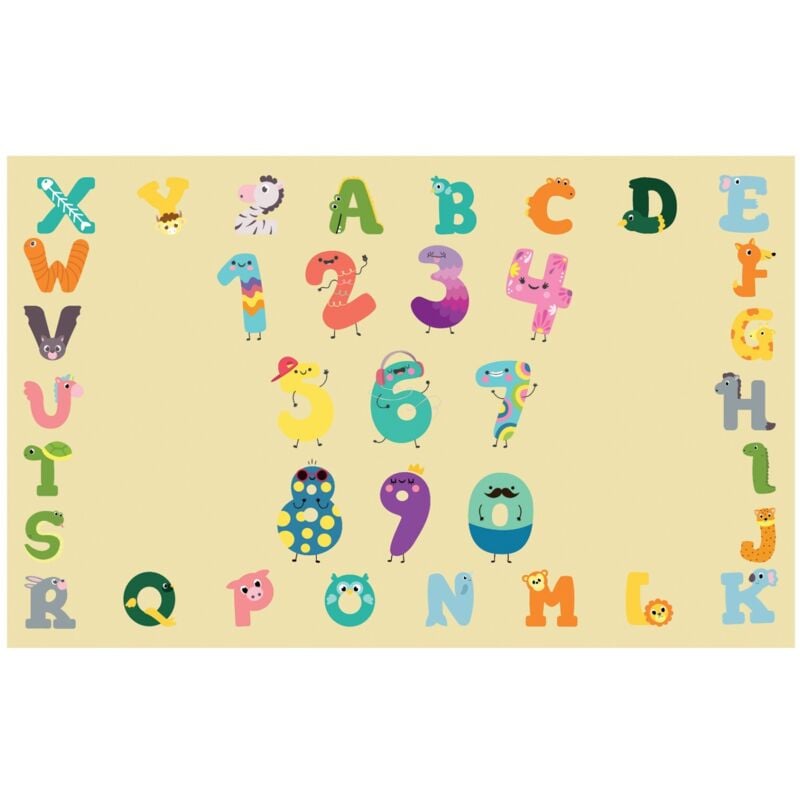 foto del prodotto emmevi mv s.p.a. tappeto cameretta camera letto bambini moderno antimacchia morbido gioco bimbi dis b 120x150 cm