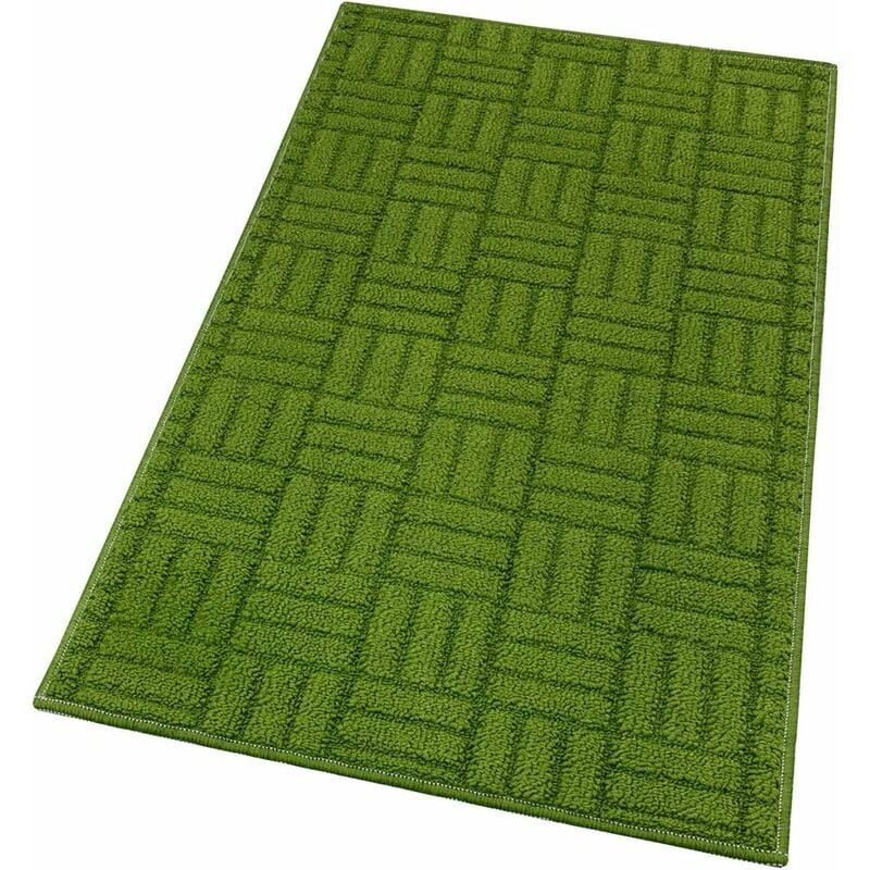 foto del prodotto emmevi mv s.p.a. tappeto cucina antiscivolo 3d moderno assorbente lavabile 100 made in italy verde 50x80 cm