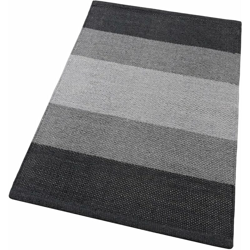 foto del prodotto emmevi mv s.p.a. tappeto cucina bagno puro cotone morbido assorbente scendiletto intrecciato a mano grigio 50x110 cm