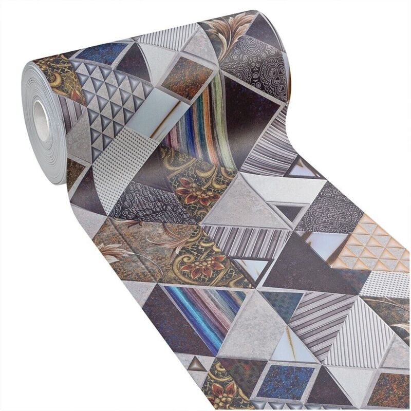 foto del prodotto emmevi mv s.p.a. - tappeto cucina gomma pvc mosaico moderno passatoia antimacchia antiscivolo antisfilo - 51x120 cm