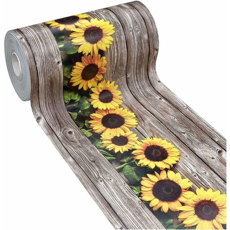 foto del prodotto emmevi mv s.p.a. tappeto cucina in gomma parquet girasoli antimacchia corsia antiscivolo antisfilo lavabile 51x80 cm