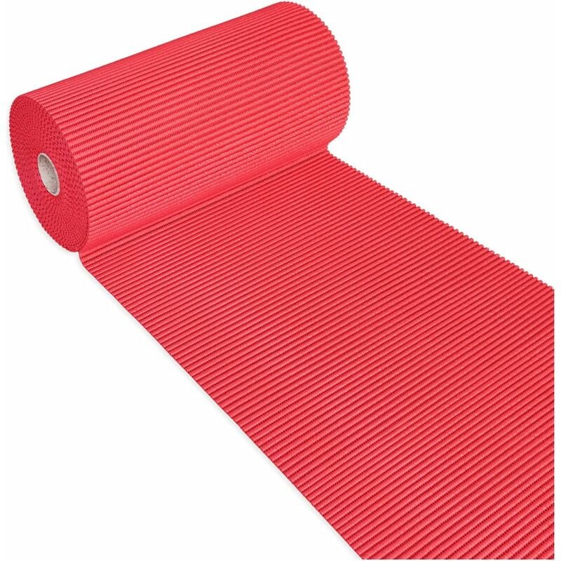 foto del prodotto emmevi mv s.p.a. - tappeto gomma morbido bordo piscina rotolo 15 mt multiuso sottobicchiere lavello 100 made in italy - rosso