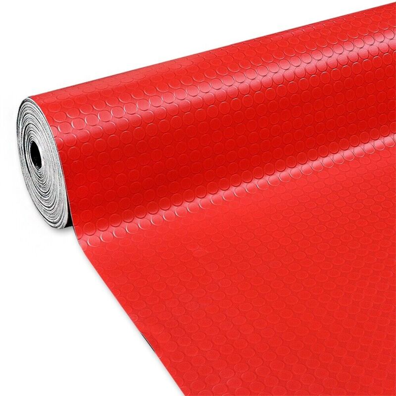 foto del prodotto emmevi mv s.p.a. tappeto gomma pvc rosso passatoia rivestimento copri pavimento pedana bolle antiscivolo 100x1000 cm