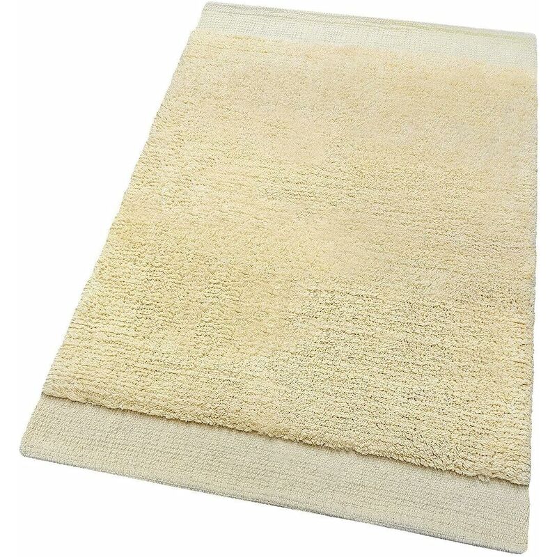 foto del prodotto emmevi mv s.p.a. tappeto scendiletto camera doccia bagno morbido puro cotone assorbente antiscivolo beige 60x120 cm