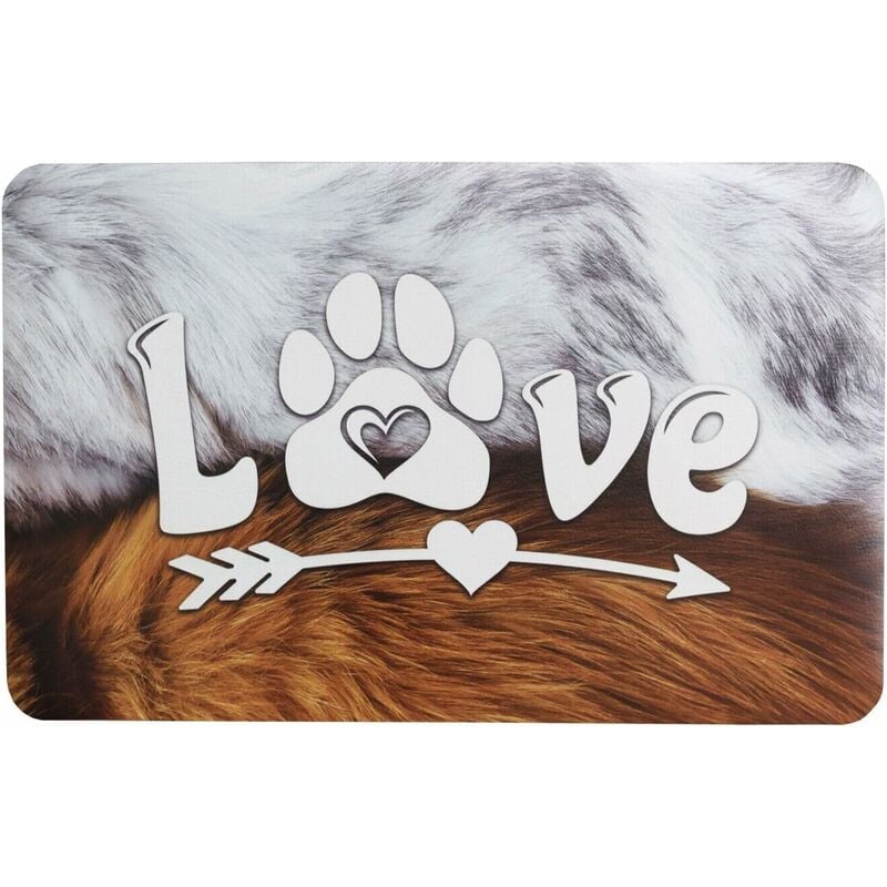 foto del prodotto emmevi mv s.p.a. tappeto sottociotola tovaglietta pvc impermeabile antisfilo antiscivolo tappetino cane gatto dis.d 30x46 cm