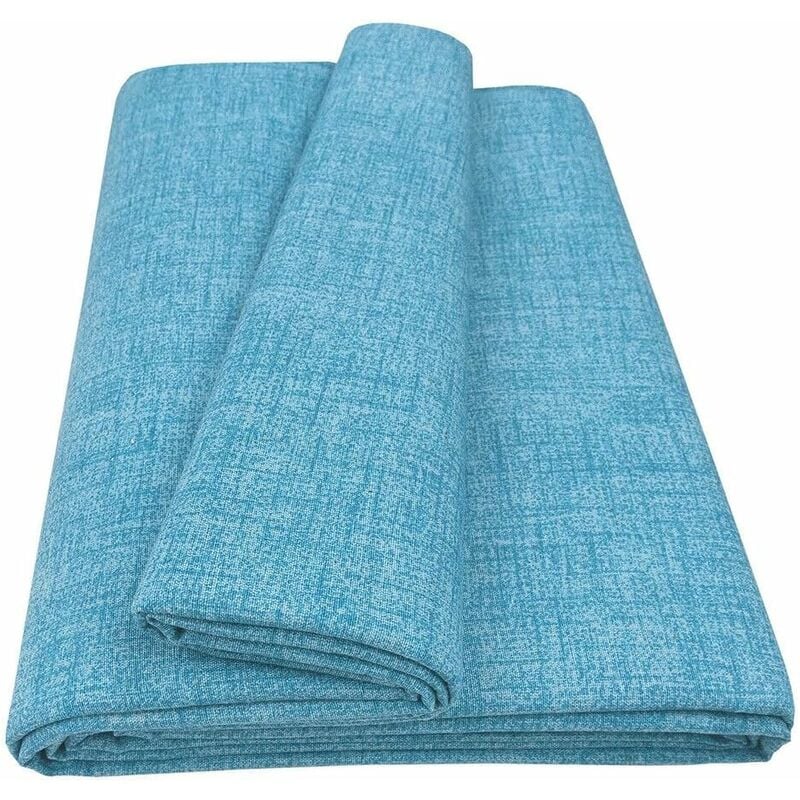 foto del prodotto emmevi mv s.p.a. telo arredo copridivano tessuto cotone foulard copri letto divano poltrona blu pastello 260x280 cm