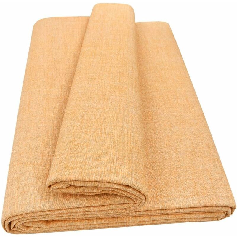 foto del prodotto emmevi mv s.p.a. telo arredo copridivano tessuto cotone foulard copriletto divano poltrona arancione pastello 260x280 cm