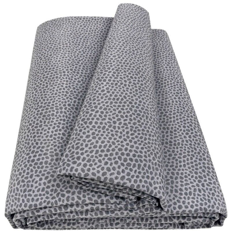 foto del prodotto emmevi mv s.p.a. telo arredo cotone maculato multiuso copridivano copritutto coperta picnic grigio 260x280 cm