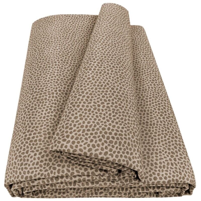 foto del prodotto emmevi mv s.p.a. telo arredo cotone maculato multiuso copridivano copritutto coperta picnic marrone 260x280 cm
