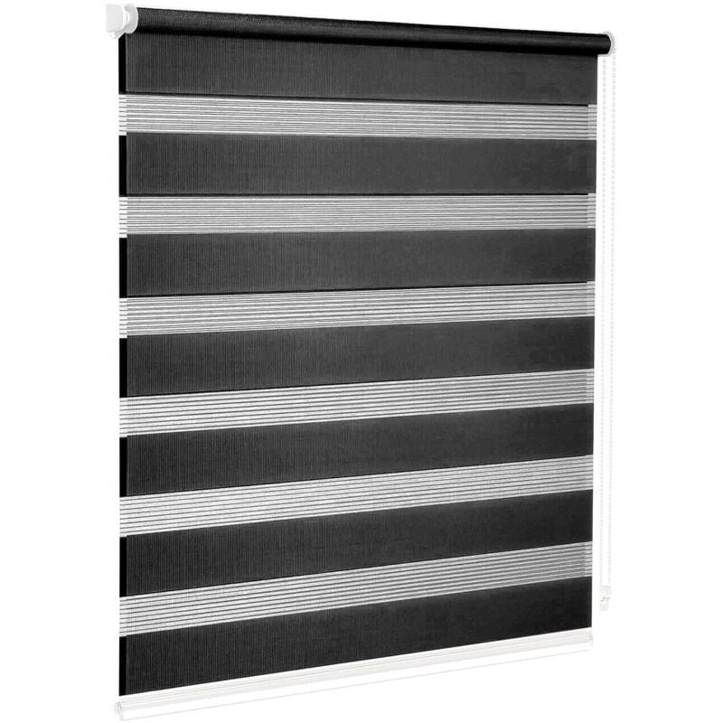 foto del prodotto emmevi mv s.p.a. tenda a rullo finestra porta interno casa ufficio kit montaggio parete telaio no fori nero 60x180 cm