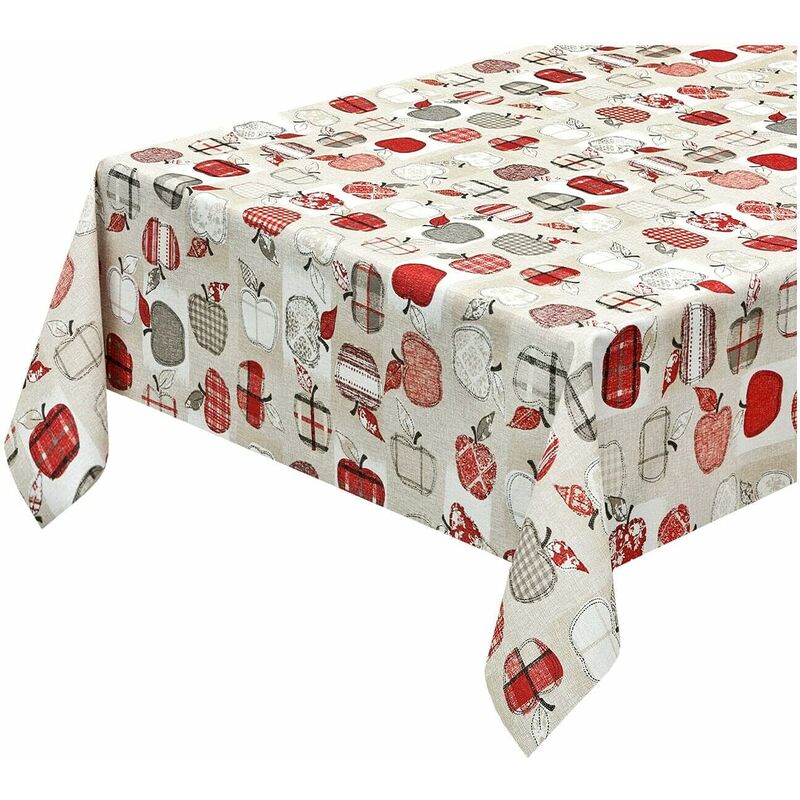 foto del prodotto emmevi mv s.p.a. tovaglia cucina antimacchia tessuto resinato proteggi copri tavolo moderno fantasia b 140x140 cm
