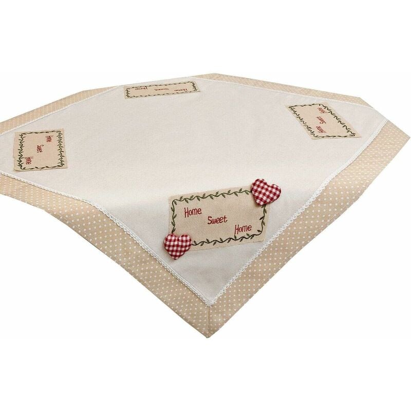 foto del prodotto emmevi mv s.p.a. tovaglia cucina runner centrotavola shabby chic tessuto copritavolo 85x85 cm