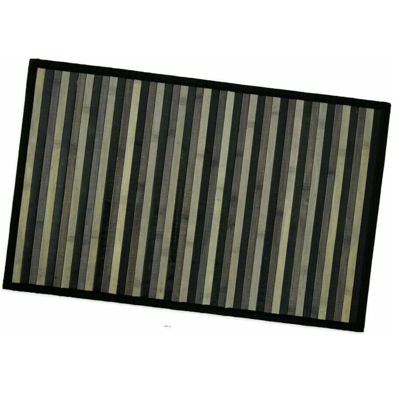 foto del prodotto emmevi mv s.p.a. tovaglietta americana bamboo 30x34 cm antimacchia colazione bamb legno color degrad nero