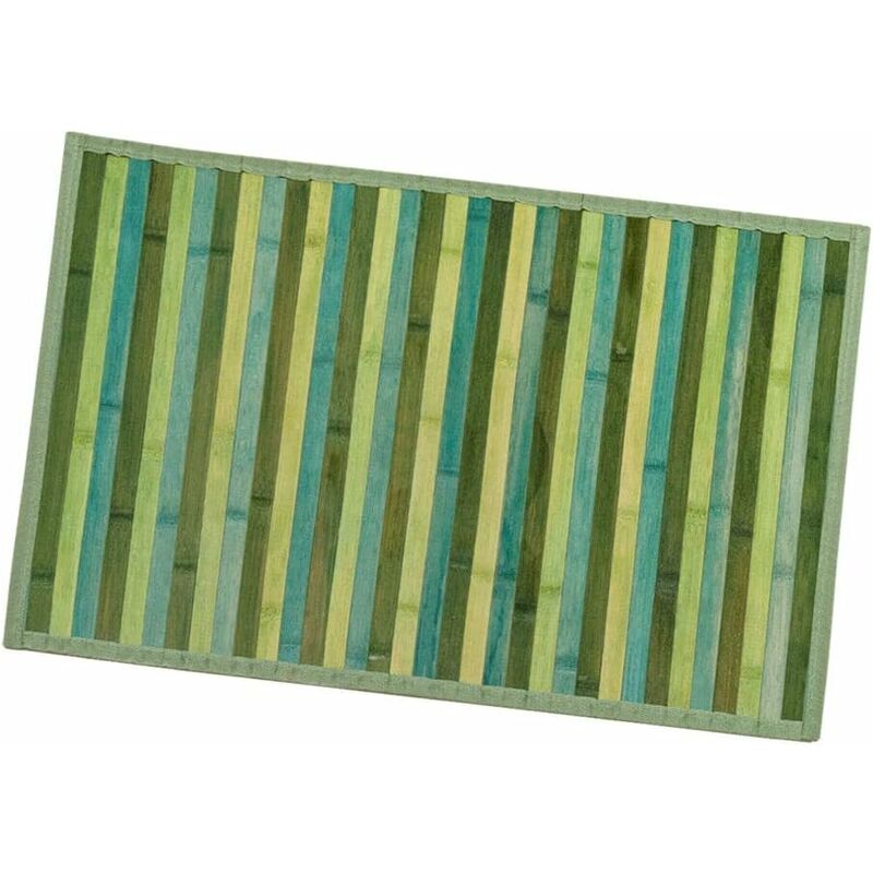 foto del prodotto emmevi mv s.p.a. tovaglietta americana bamboo 30x34 cm antimacchia colazione bamb legno color degrad verde