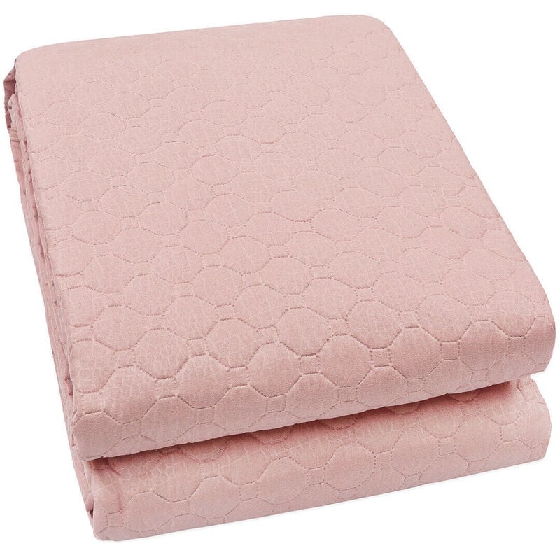 foto del prodotto emmevi mv s.p.a. trapuntino copriletto tinta unita mezza stagione coperta trapunta leggera rosa 2 piazze 250x250