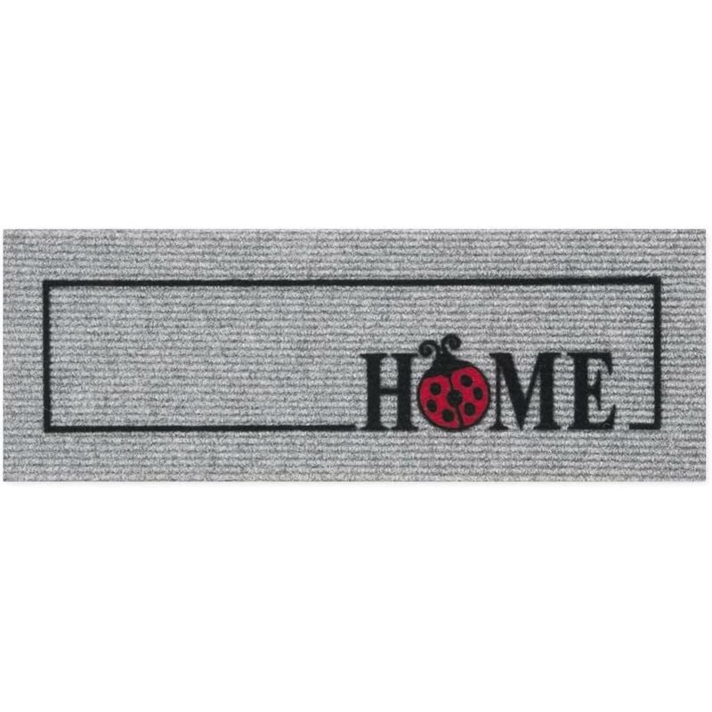 foto del prodotto emmevi mv s.p.a. zerbino antiscivolo salva gradino 25x69 assorbente tappeto ingresso morbido 100 made in italy home grigio