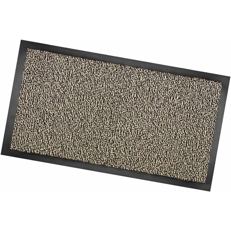 foto del prodotto emmevi mv s.p.a. zerbino asciugapassi antiscivolo antinciampo tessitura morbida retro gommato 100 made in italy beige 90x150 cm