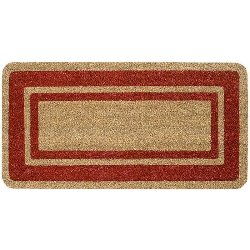 foto del prodotto emmevi mv s.p.a. zerbino cocco ingresso porta 33x60 cm elegante robusto antiscivolo asciugapassi esterno bordeaux