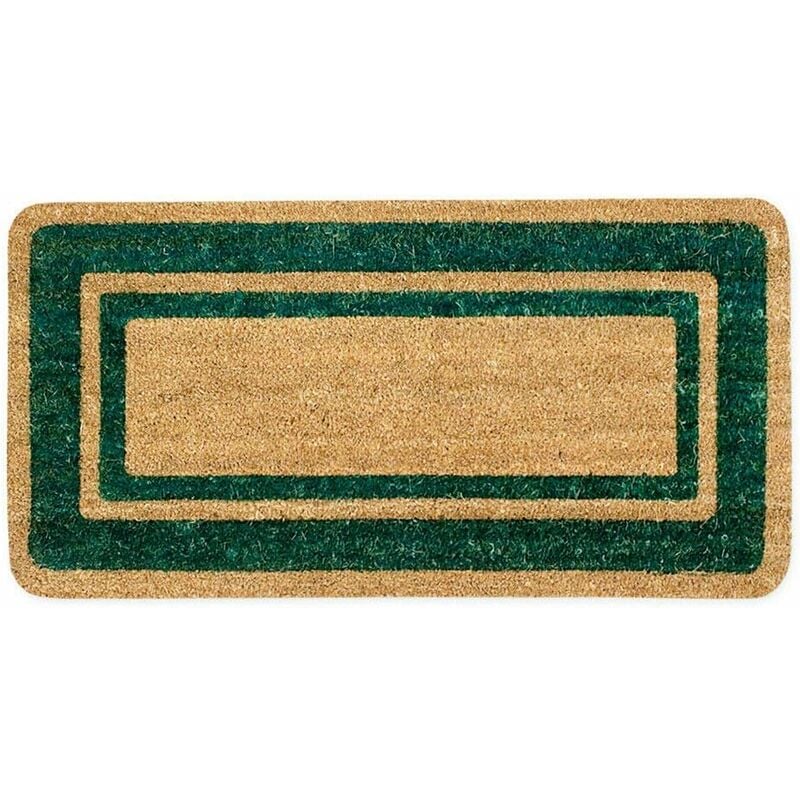foto del prodotto emmevi mv s.p.a. zerbino cocco naturale 40x70 cm elegante robusto ingresso casa esterno antiscivolo verde