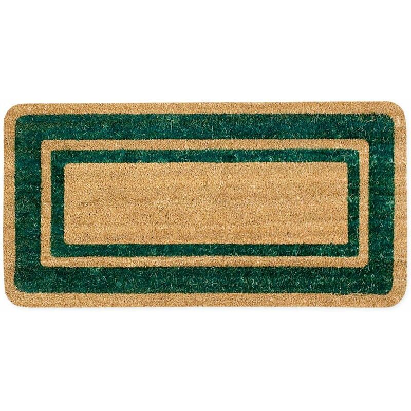 foto del prodotto emmevi mv s.p.a. - zerbino cocco naturale esterno porta entrata retro antiscivolo tappeto raschiafango 50x100 cm - verde