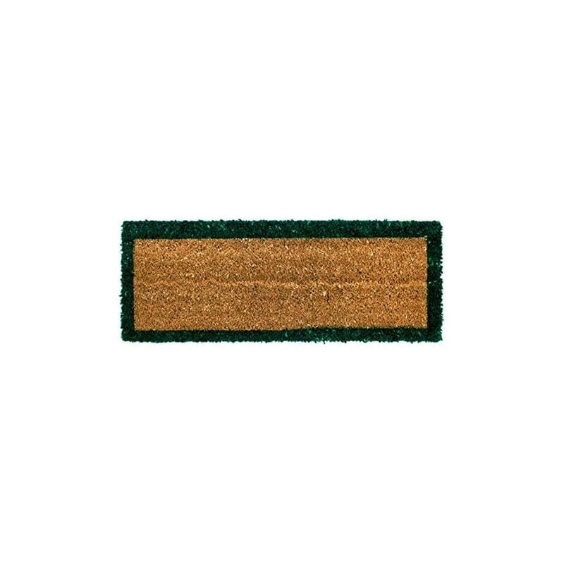 foto del prodotto emmevi mv s.p.a. zerbino cocco naturale salvagradino porta ingresso casa antiscivolo verde 25x50 cm