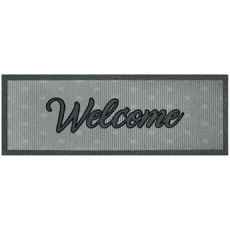 foto del prodotto emmevi mv s.p.a. zerbino gomma ingresso scala antiscivolo 25x70 asciugapassi welcome 100 made in italy a