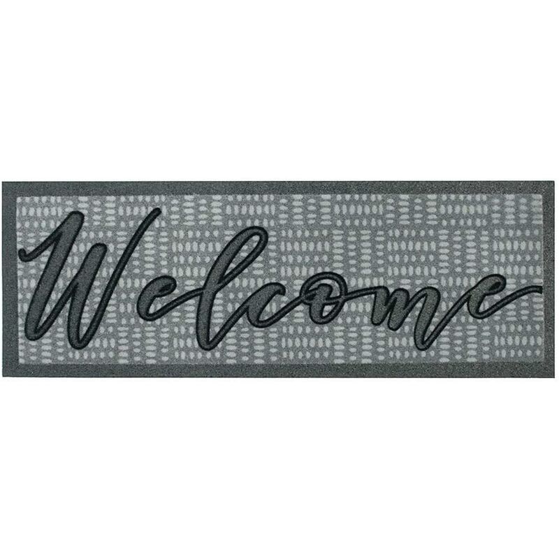 foto del prodotto emmevi mv s.p.a. zerbino gomma ingresso scala antiscivolo 25x70 asciugapassi welcome 100 made in italy c