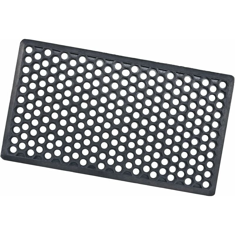 foto del prodotto emmevi mv s.p.a. zerbino gomma morbida ingresso antiscivolo griglia drenante 100 made in italy 40x70 cm