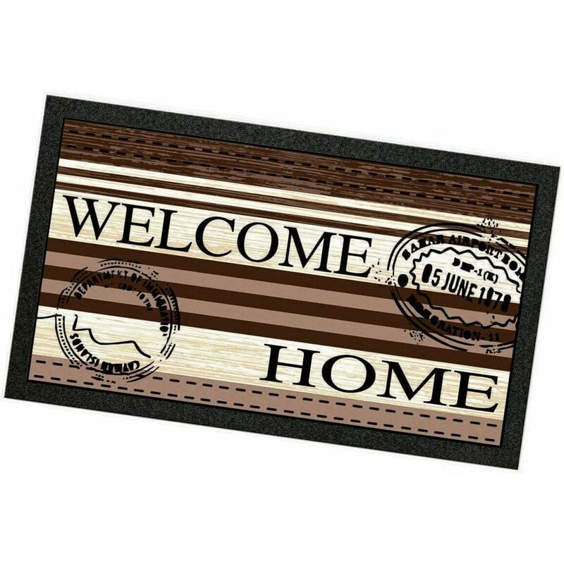 foto del prodotto emmevi mv s.p.a. zerbino gomma morbida tappeto ingresso asciugapassi antiscivolo 40x70 cm g