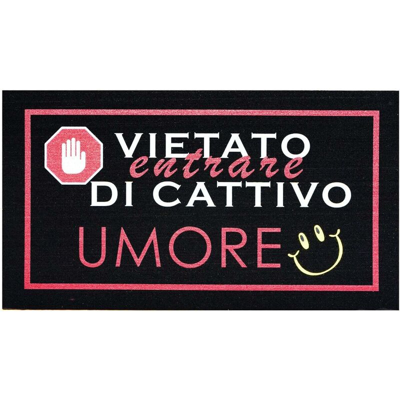 foto del prodotto emmevi mv s.p.a. zerbino gomma sostenibile 40x70 antiscivolo ingresso interno esterno moderno dis.d