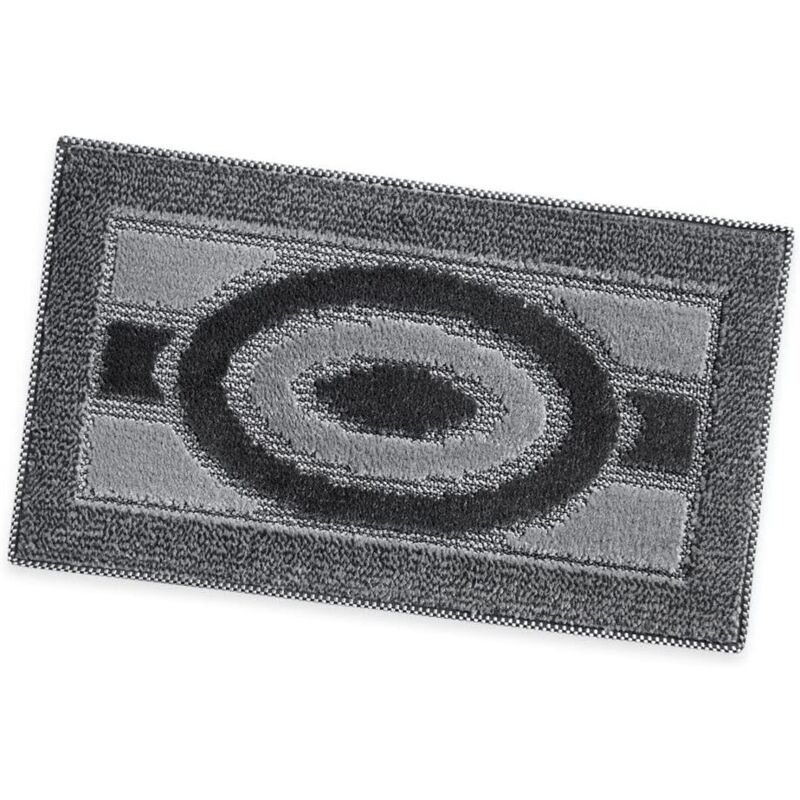 foto del prodotto emmevi mv s.p.a. zerbino ingresso asciugapassi assorbente antiscivolo morbido 100 made in italy grigio 40x70 cm