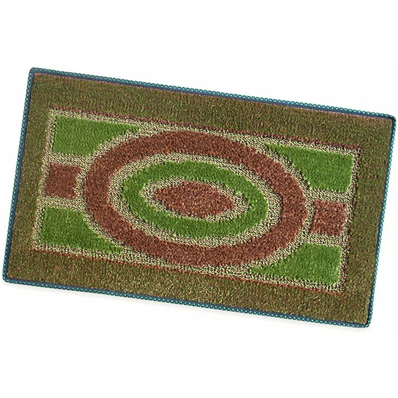 foto del prodotto emmevi mv s.p.a. zerbino ingresso asciugapassi assorbente antiscivolo morbido 100 made in italy verde 50x80 cm